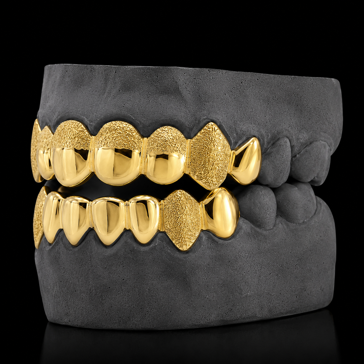 Custom 6 Teeth Diamond Dust Grillz