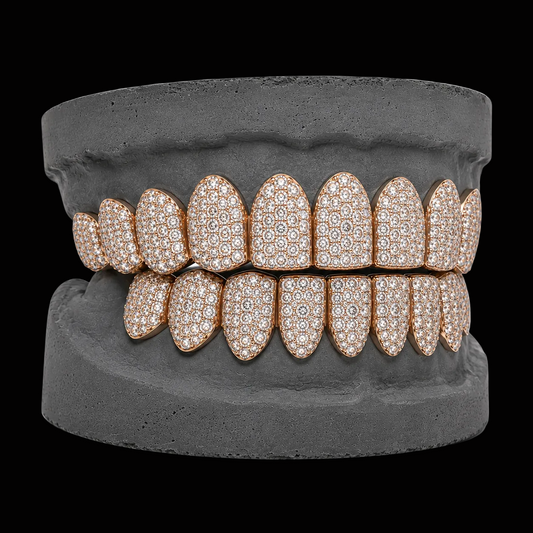 VVS Moissanite Snow Diamond Grillz