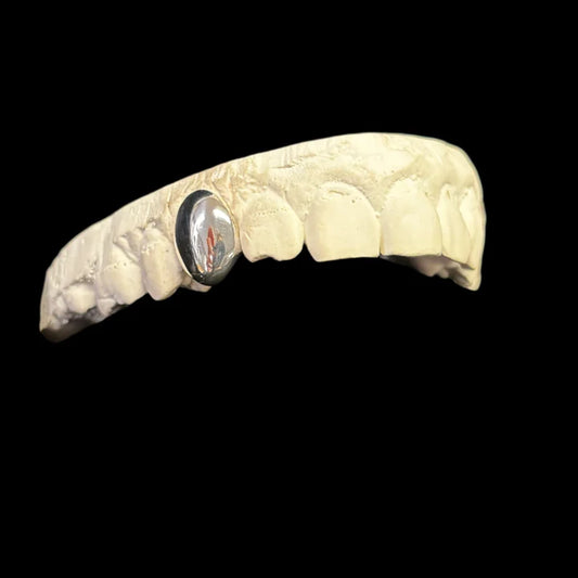 Single Tooth Sterling Silver Grillz
