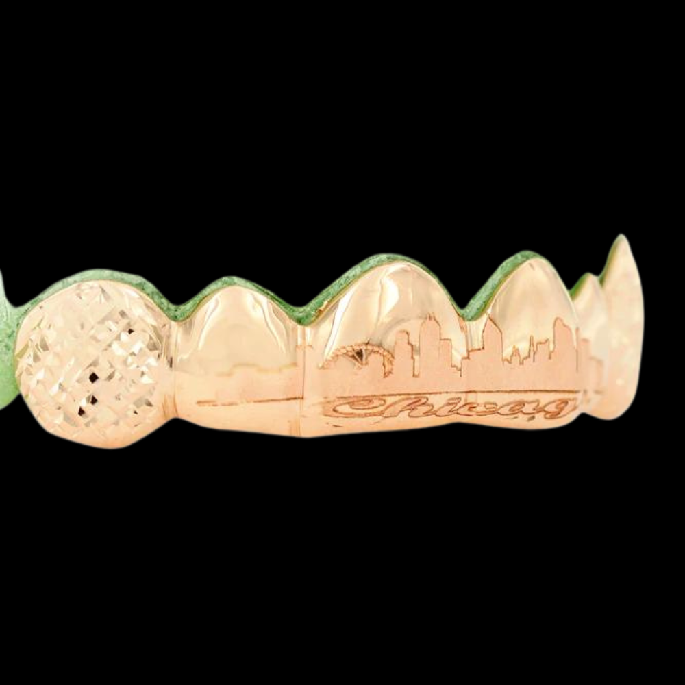 Engraved Teeth Grillz