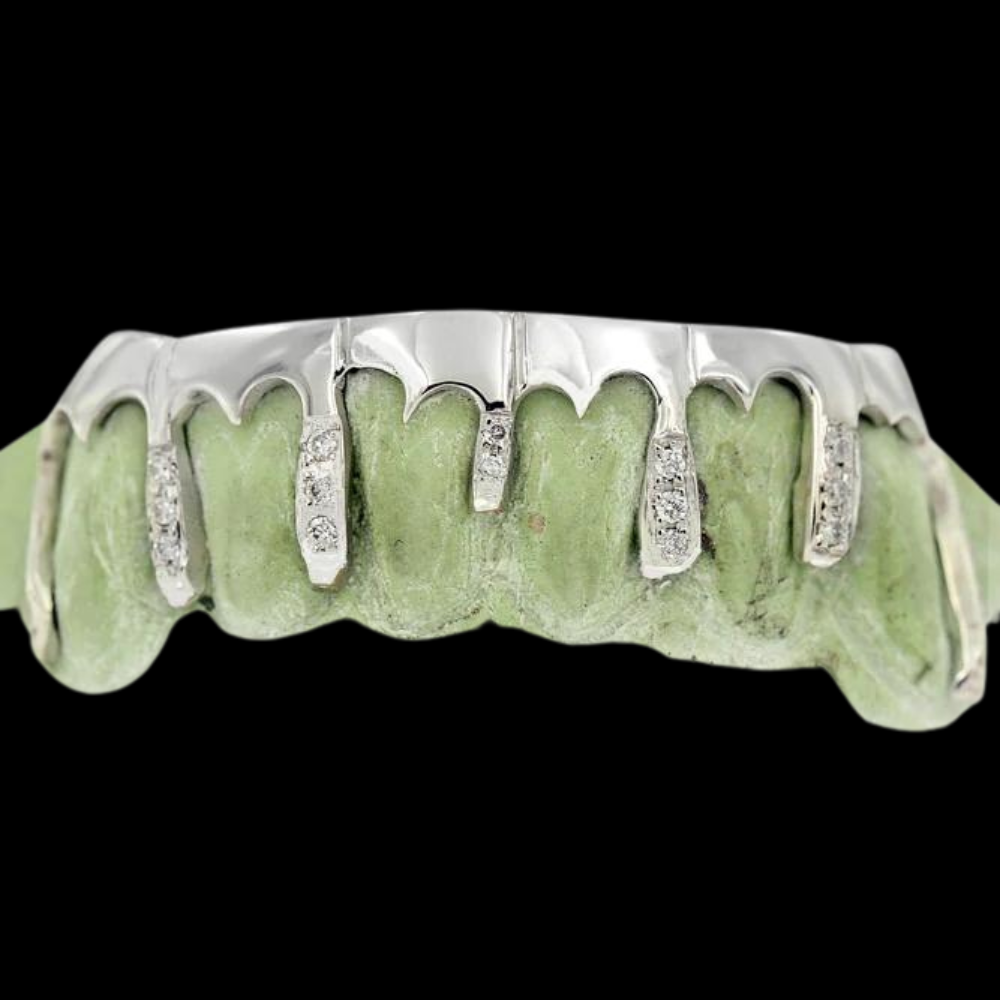 6 Piece Dripping Diamond Grillz.