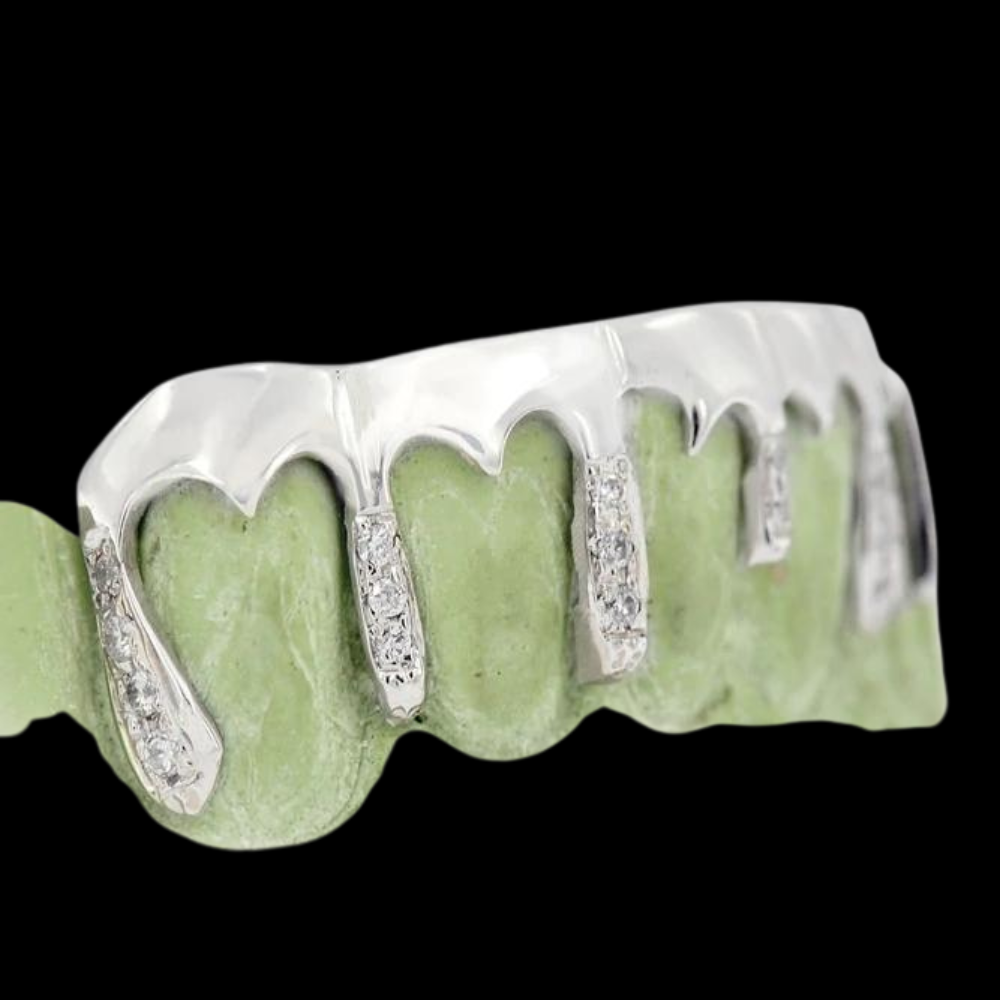 6 Piece Dripping Diamond Grillz.