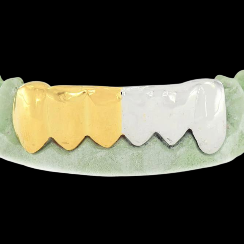 6 Teeth High Polish Solid Grillz.