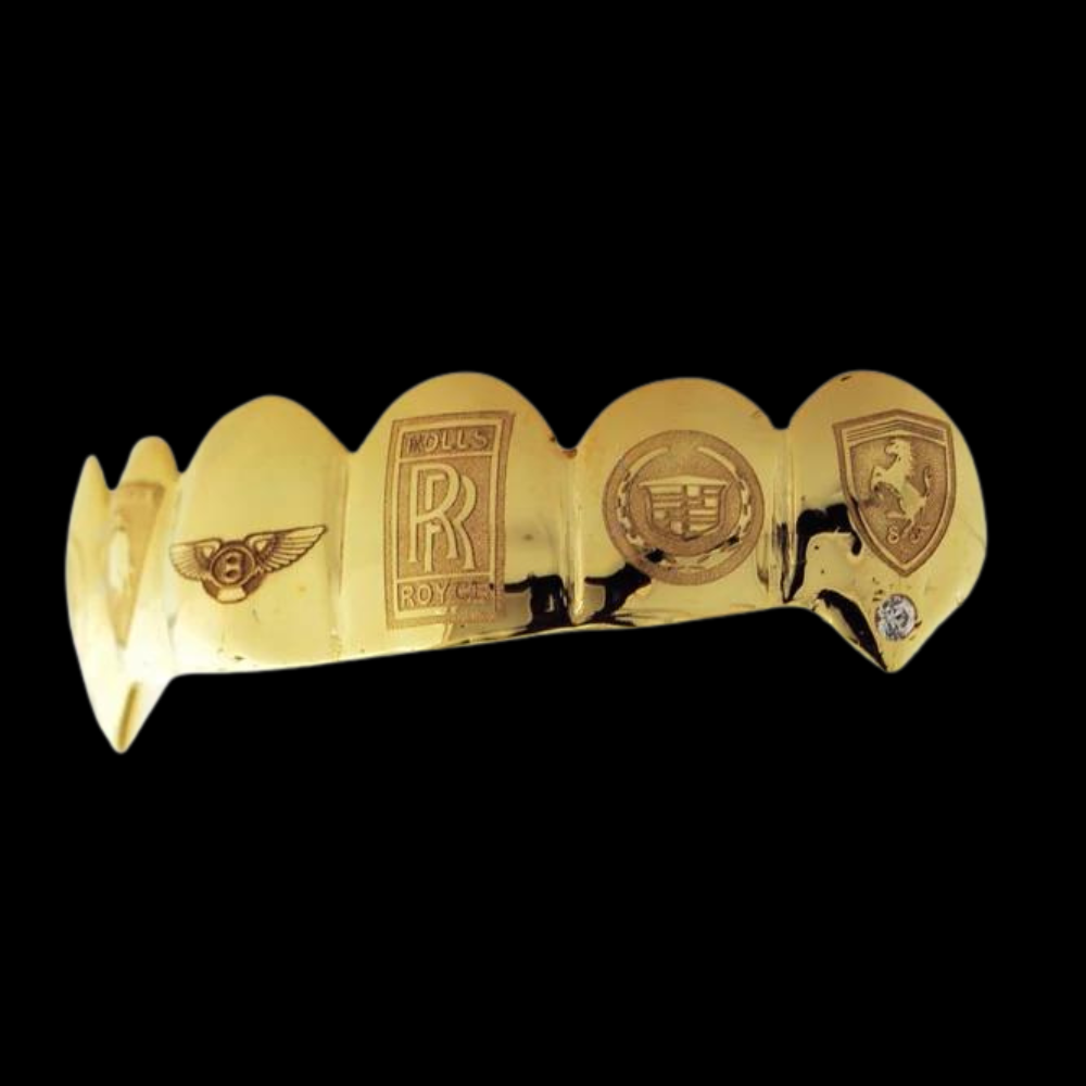 6 Engraved Teeth.