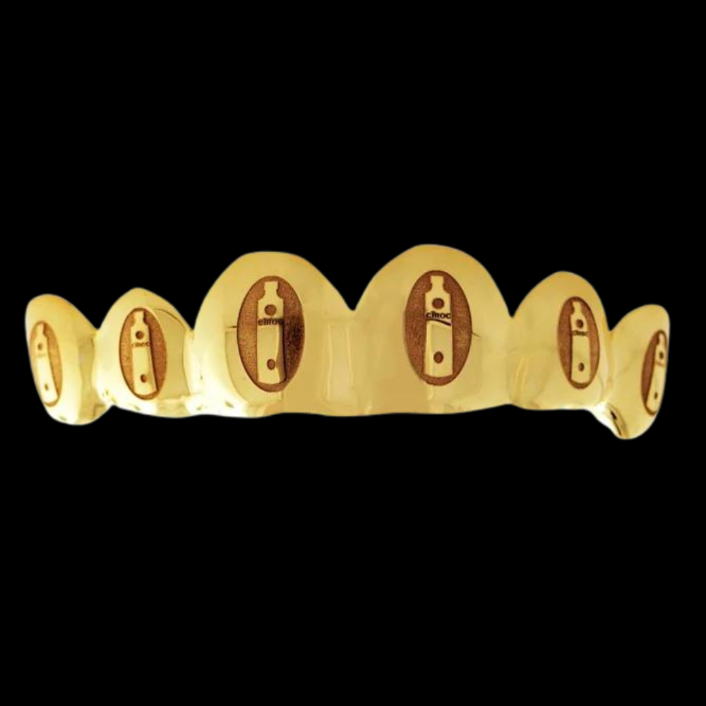 6 Engraved Teeth.