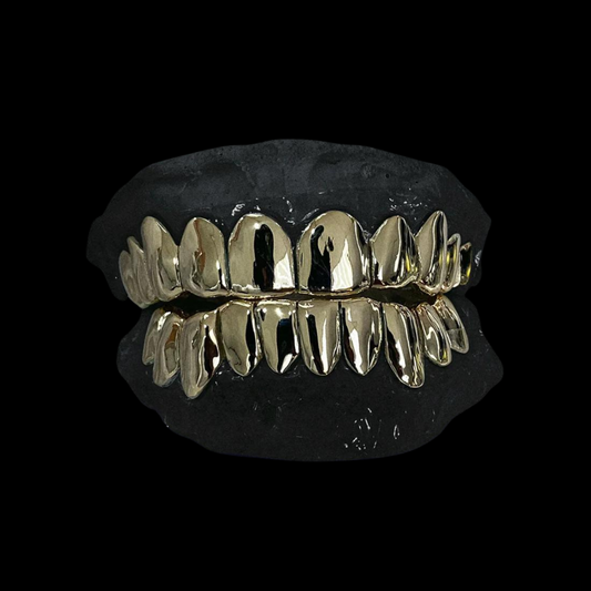 CUSTOM GRILLZ SOLID GOLD GRILLZ.