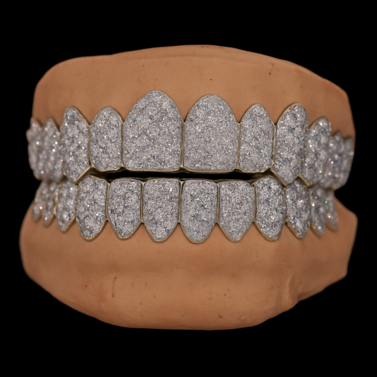 Moisannite VVS 12 On 12 Diamond Grillz