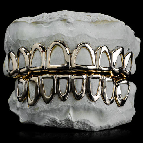 Custom Open Face Gold Grillz