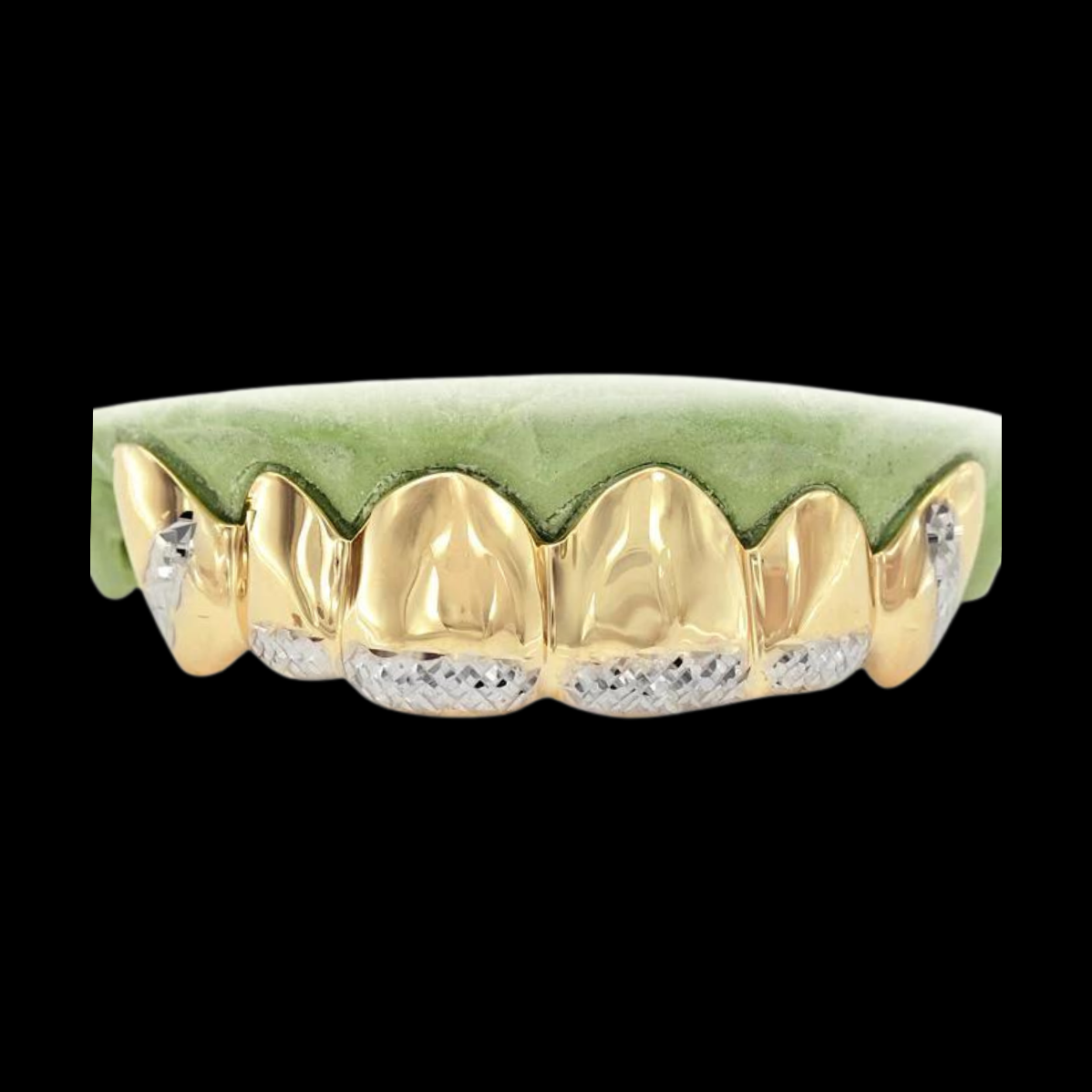 6 Piece Diamond Face Grillz.