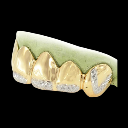 6 Piece Diamond Face Grillz.
