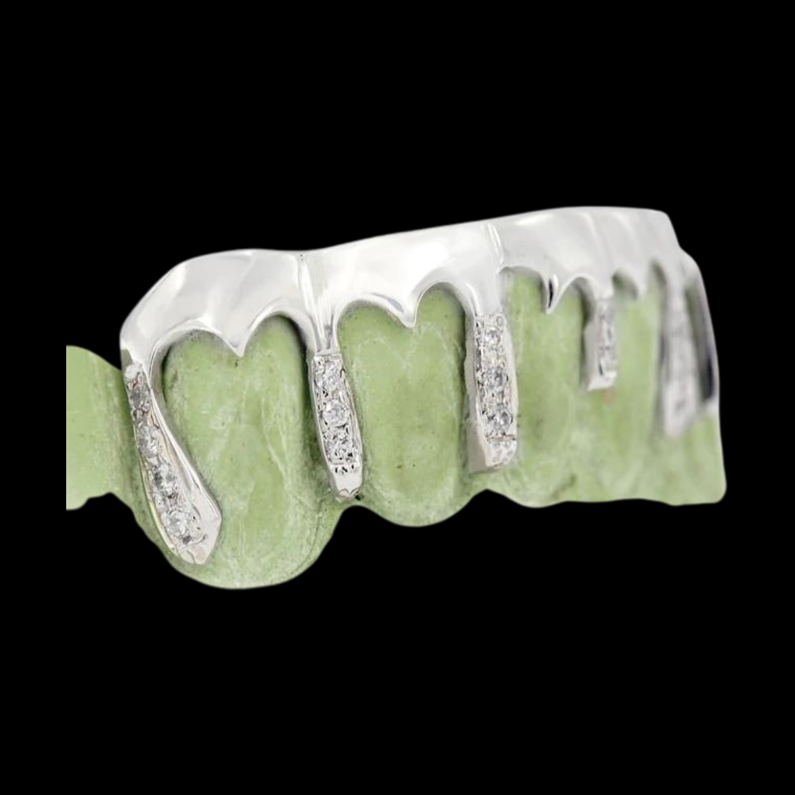 6 Piece Dripping Diamond Grillz.