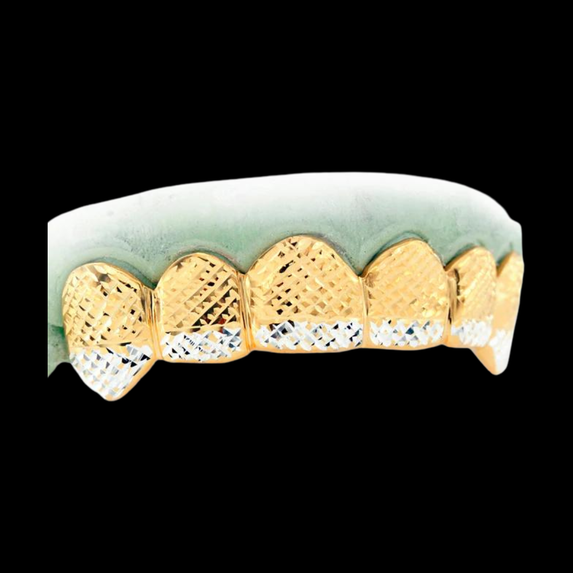 6 Teeth Diamond Cut Grillz.