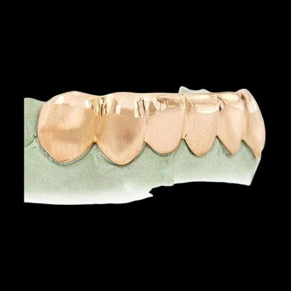 6 Teeth Solid Sand Finish Grillz.