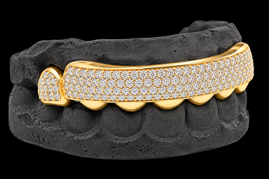 8 Piece Hand Prong Set Diamond Grillz