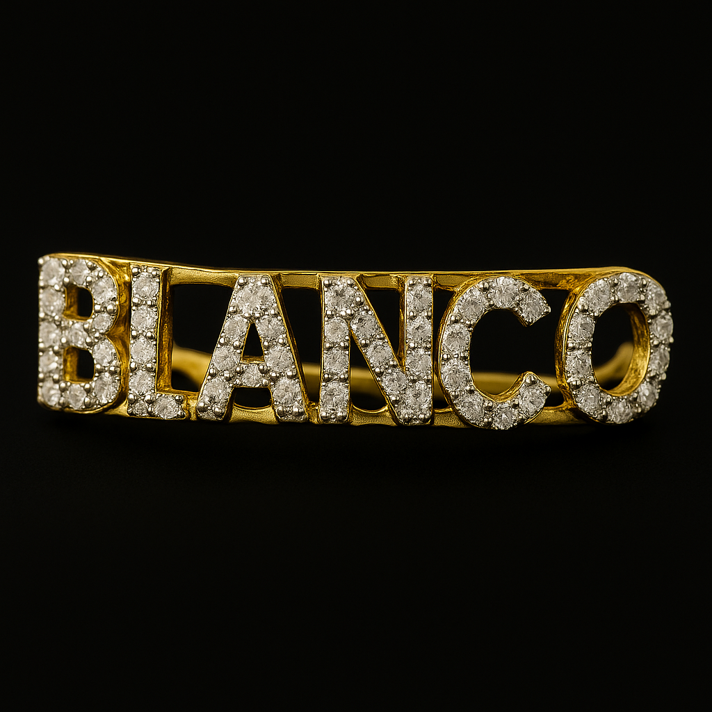 Custom Personalized Name Grillz Iced Out Gold Teeth