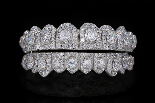 VVS Moissanite Diamond Grillz Pointer Stone Center