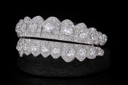 VVS Moissanite Diamond Grillz Pointer Stone Center