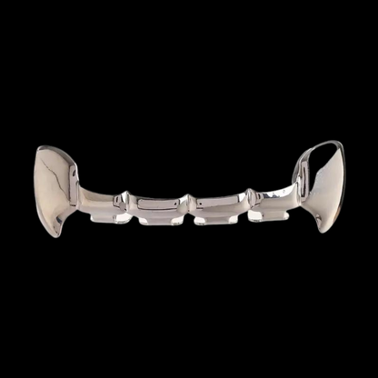 Custom 2 Teeth With Extended Fang Gold Grillz
