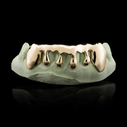 Custom Drip Style Gold Grillz