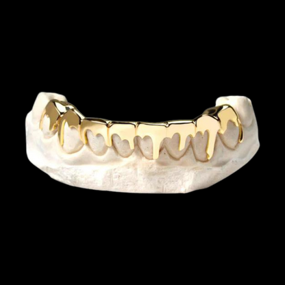 Custom Extra Sharp Drip Gold Grillz