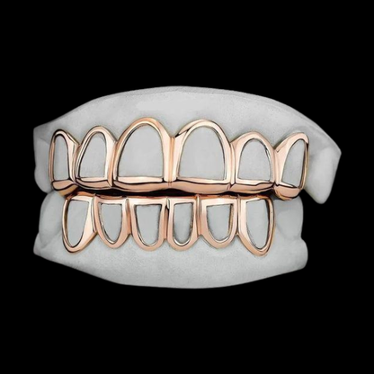 Custom Open Face Gold Grillz
