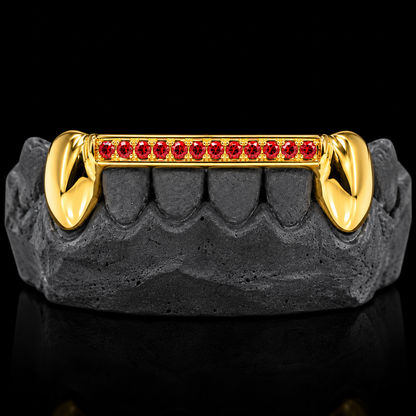 Customizable Any Color Gemstone One Row Bar Gold Grillz