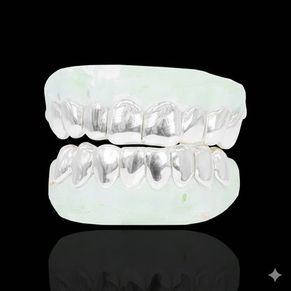 CUSTOM 8 ON 8 GOLD GRILLZ