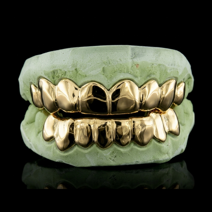 Gold Teeth 8 Top 8 Bottom