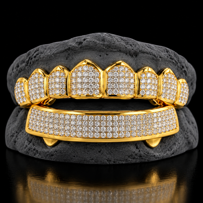 Travis Scott Custom Handset Princess Cut Invisible Set Grillz