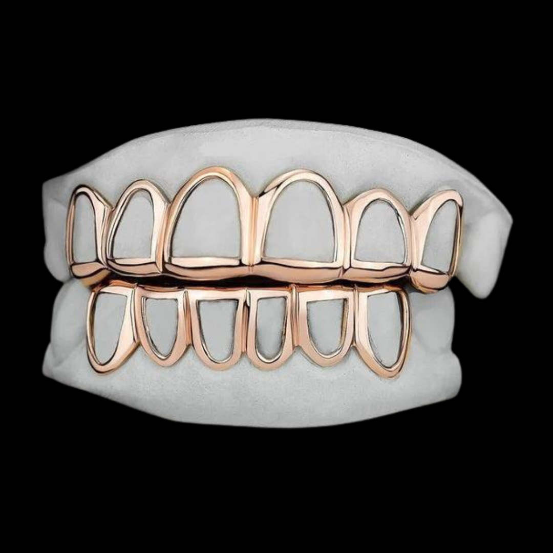 Custom Open Face Gold Grillz