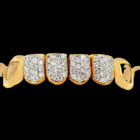 Prong Set Open Face 18k Grillz