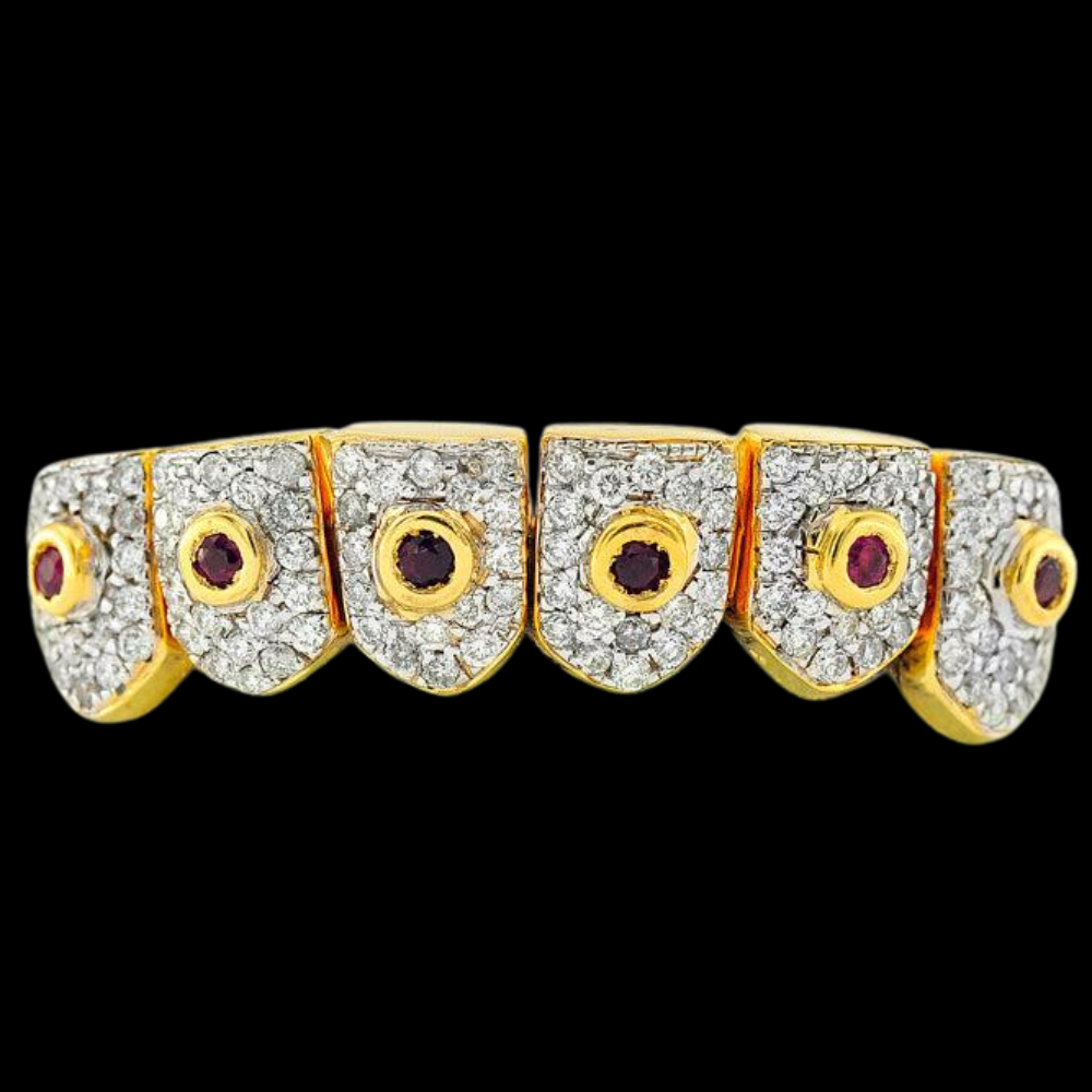 CUSTOM 18K DIAMOND GRILLZ