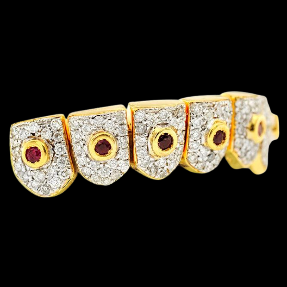 CUSTOM 18K DIAMOND GRILLZ