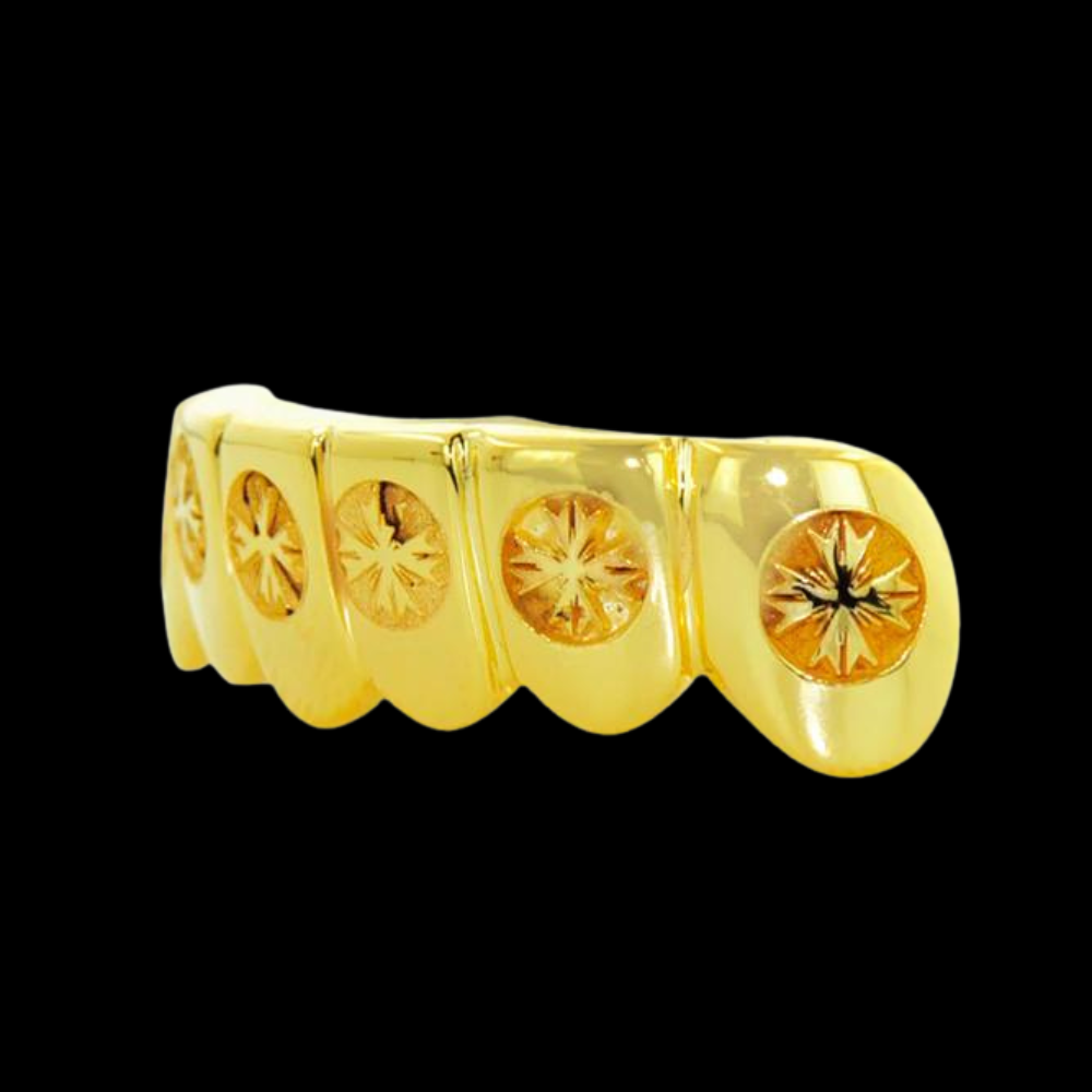 6 Engraved Teeth