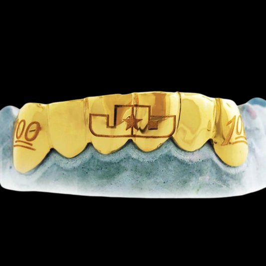 4 Engraved Teeth.