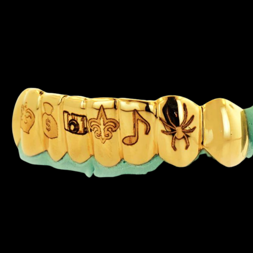 1 Engraved Teeth.