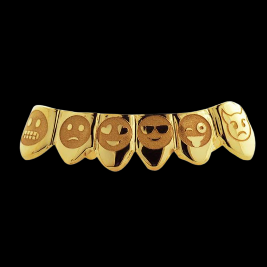 6 Engraved Teeth