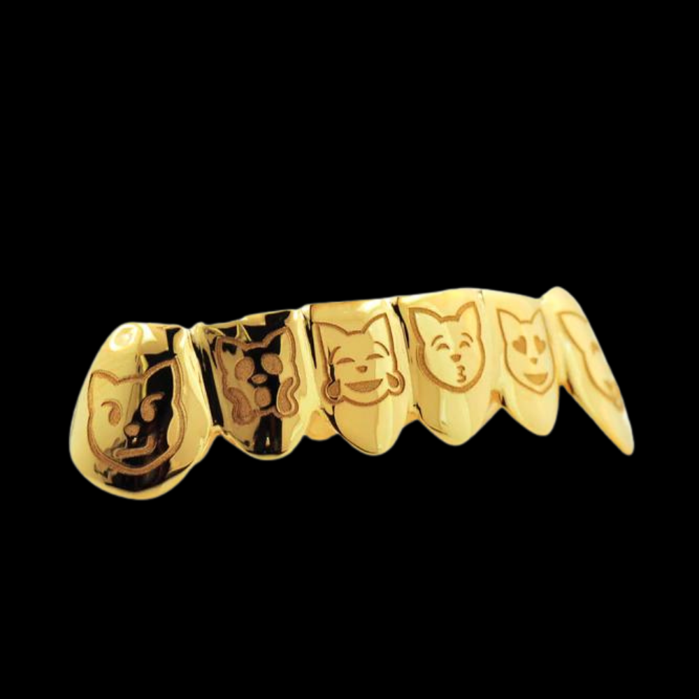 6 Engraved Teeth