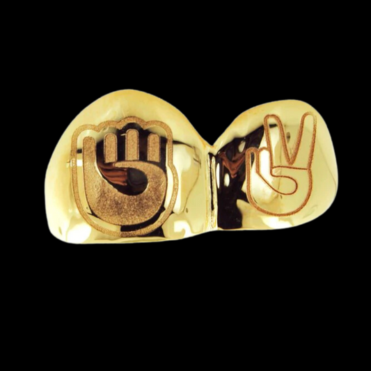 2 Engraved Teeth.
