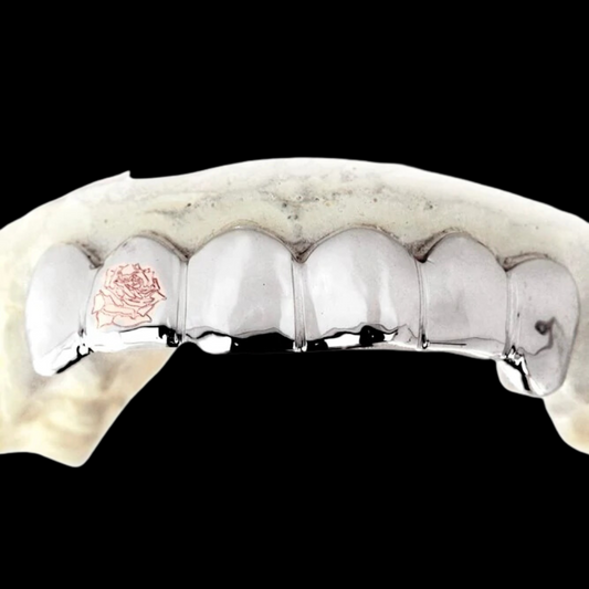 1 Tooth Engraved Teeth Grillz.