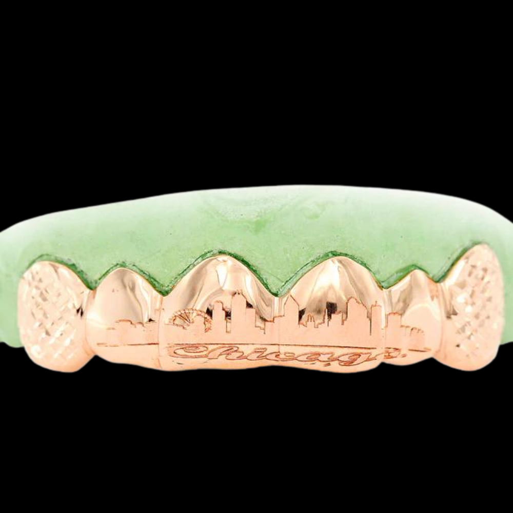 Engraved Teeth Grillz