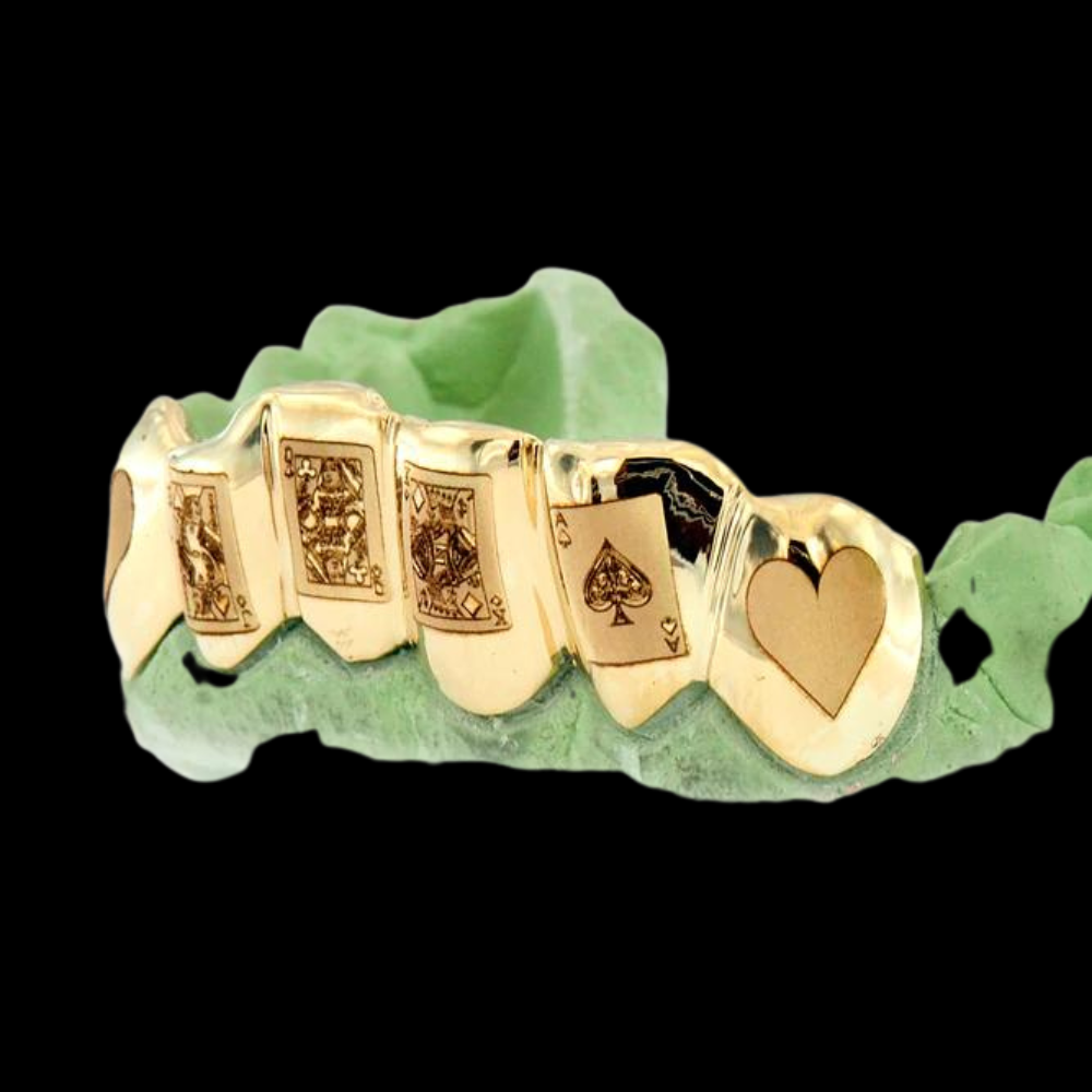 Piece Engraved Grillz