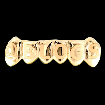 6 Custom Engraved Teeth.