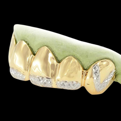 6 Piece Diamond Face Grillz.