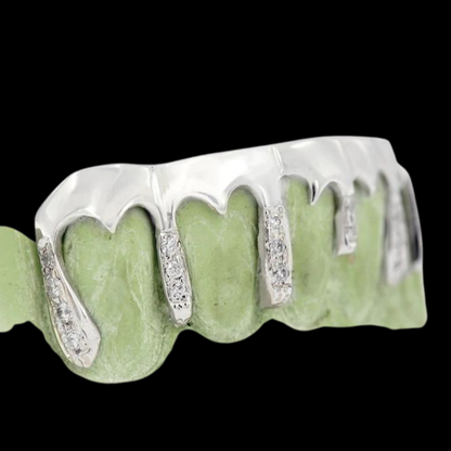 6 Piece Dripping Diamond Grillz.