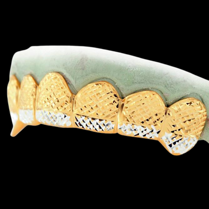 6 Teeth Diamond Cut Grillz.
