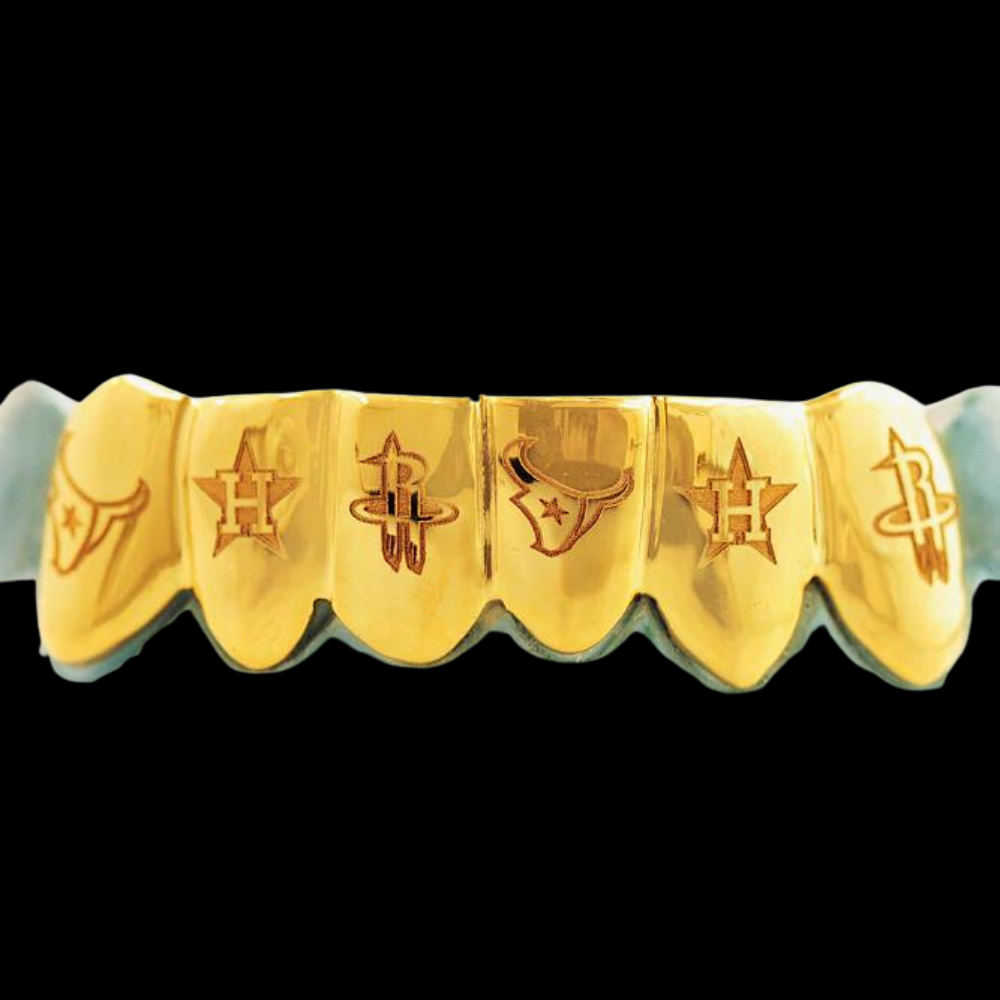 6 Engraved Teeth