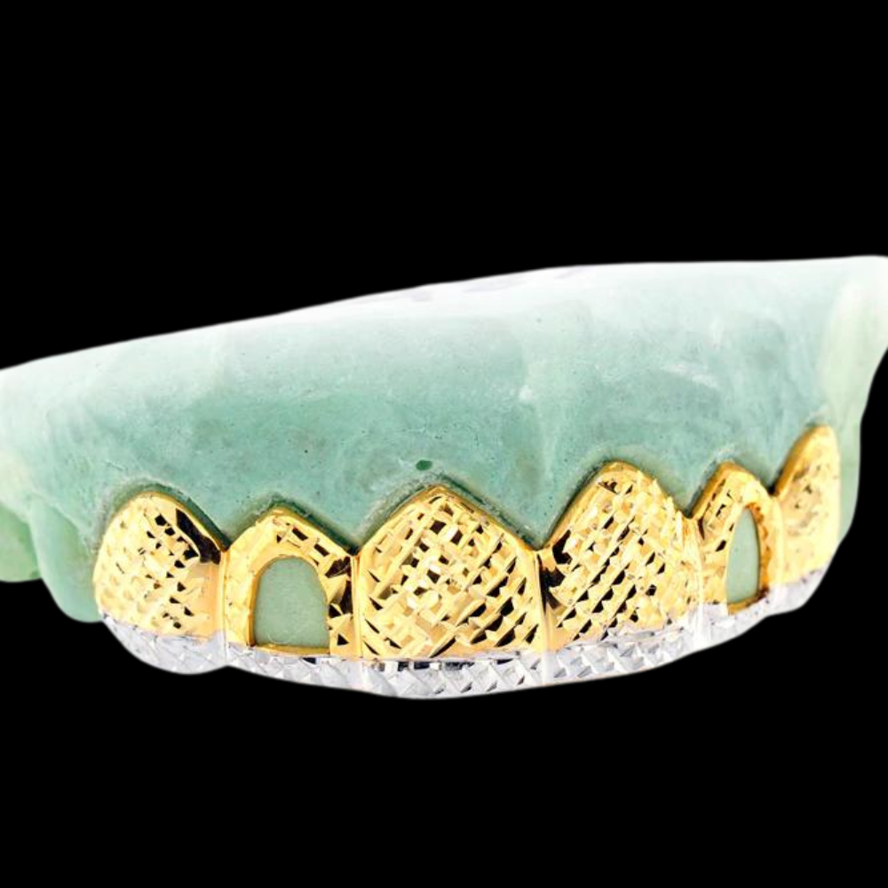 6 Teeth Diamond Cut Grillz