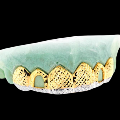 6 Teeth Diamond Cut Grillz.