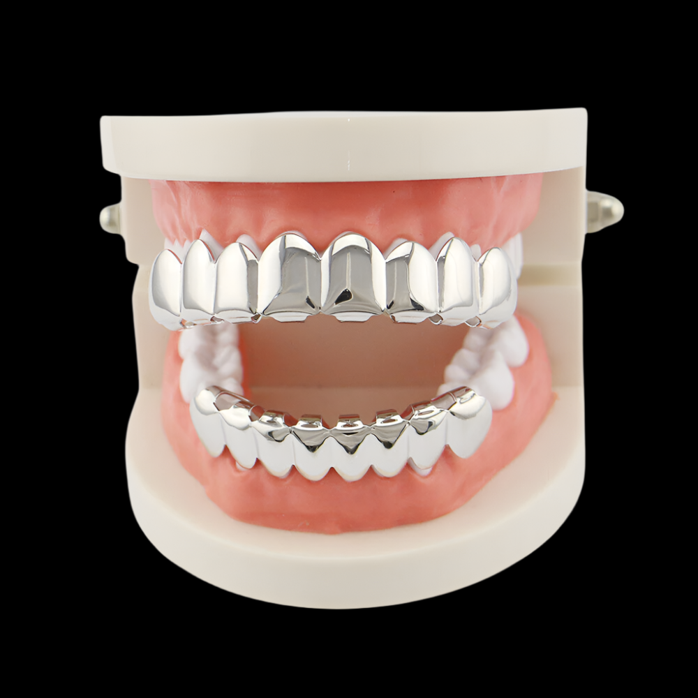 CUSTOM 8 ON 8 GOLD GRILLZ